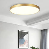 Modern Round Gold LED Ceiling Light for Bedroom